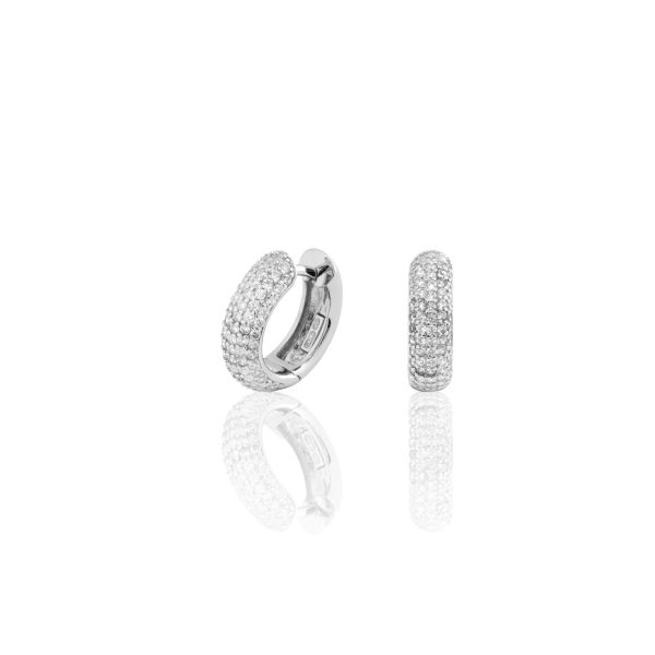 ORECCHINI PAVè CIRCLE
