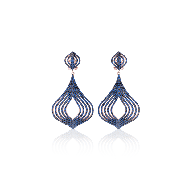 Orecchini Luxury Midnight Blue