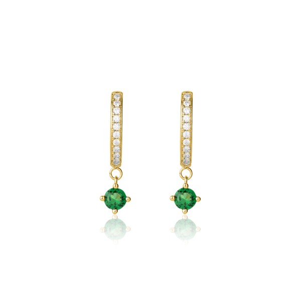 Orecchini deluxe round stone