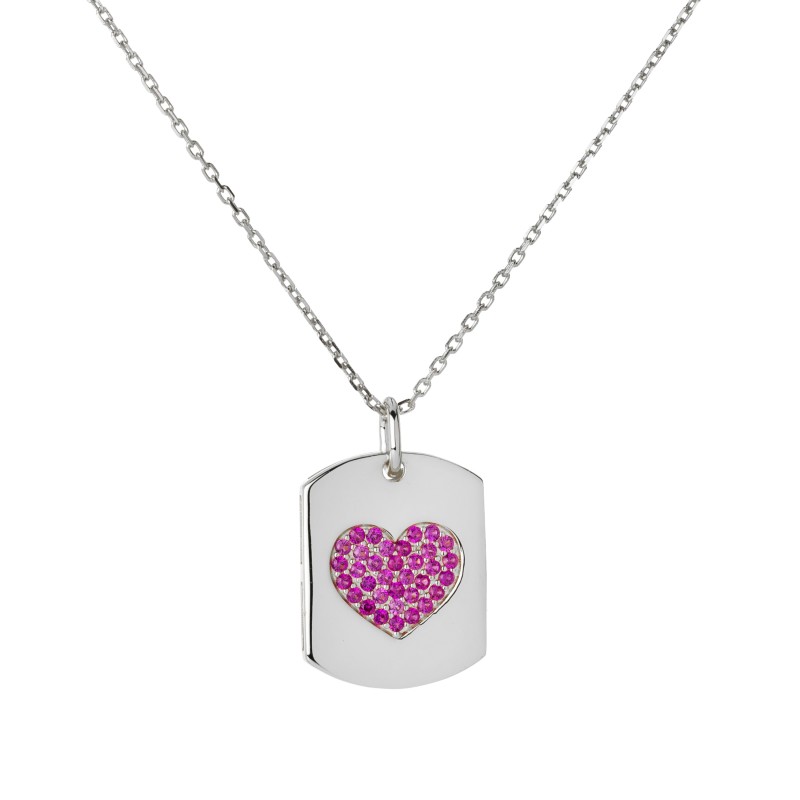 Collana Enjoy Plate Heart