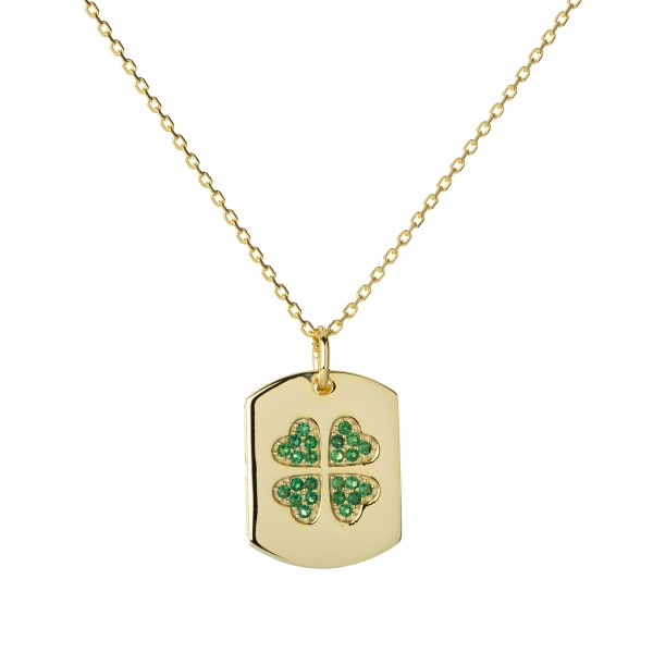 Collana Enjoy Plate Shamrock
