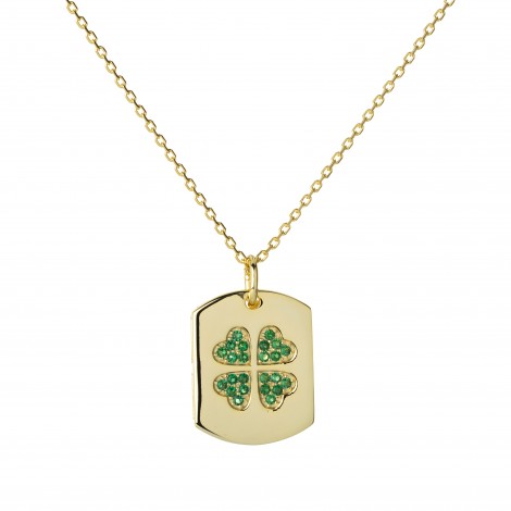 Collana Enjoy Plate Shamrock