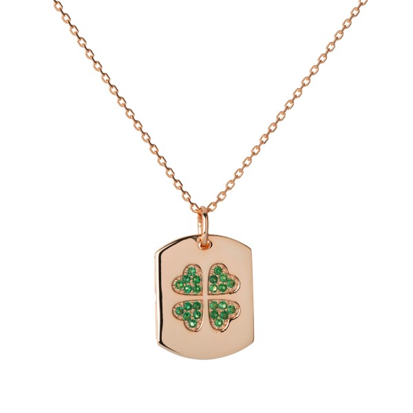 Collana Enjoy Plate Shamrock 2