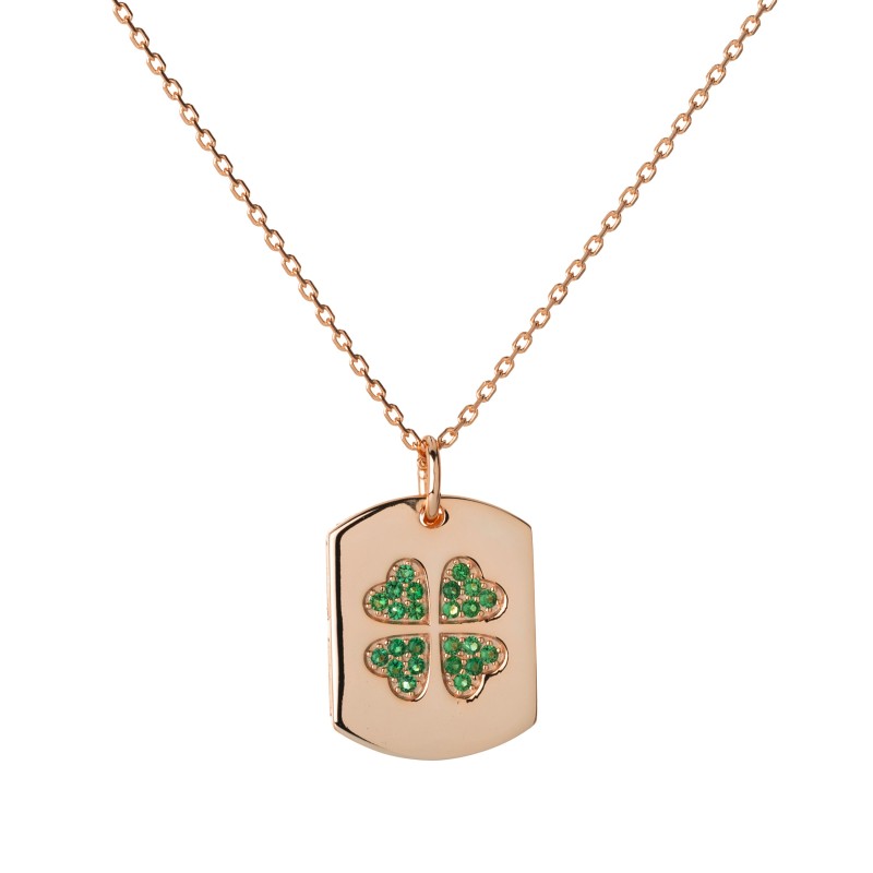 Collana Enjoy Plate Shamrock
