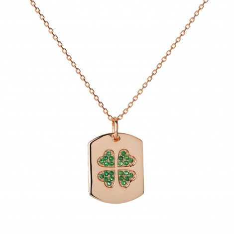 Collana Enjoy Plate Shamrock