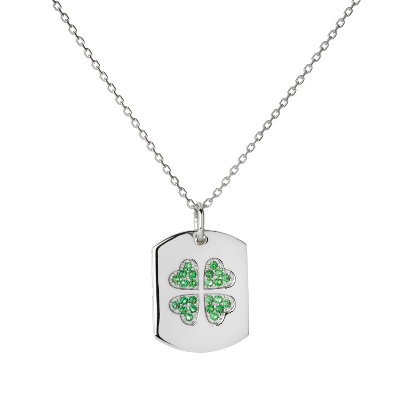 Collana Enjoy Plate Shamrock