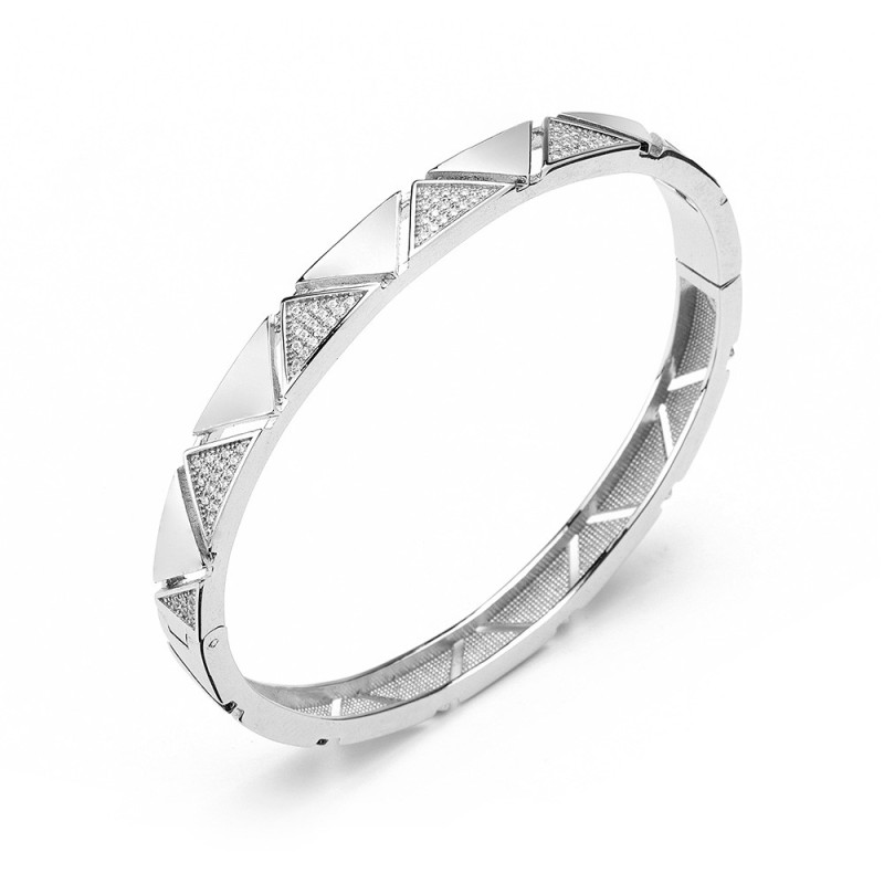 Bracciale rigido Luxury Sparkle