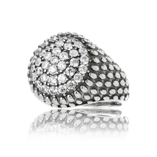 Anello Pavè Freedom Circle 2