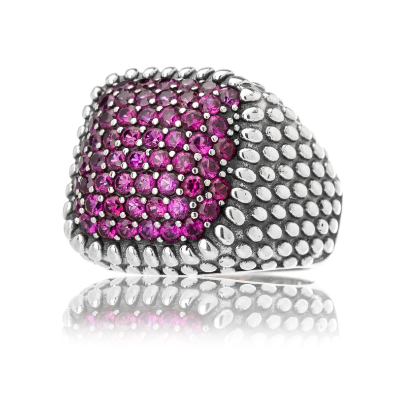 Anello Pavé Freedom Square